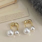 🎉 2024 New Luxury Pearl Simple Earrings Jewelry - Bama style