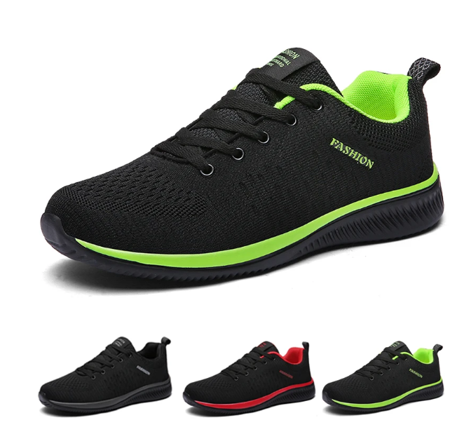 Men Running Sneakers Sport Shoes Classical Mesh Breathable - Bama style