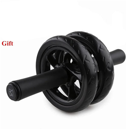 AB Roller Wheel Roller Keep Fit Wheels Home Crunch Artifact No Noise Abdominal Training Equipment for Gym Strength Workouts - Bama style