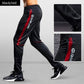 Men Sport Pants Running With Zipper Pockets Soccer Training Jogging Fitness Football - Bama style