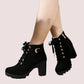 Spring Winter Shoes Women Boots High Quality Lace - up European Ladies - Bama style