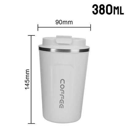 Thermos Cafe Car Leak - Proof Mug Travel Cup for Tea, Water, and Coffee - 380/510ML - Bama style