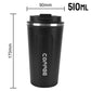 Thermos Cafe Car Leak - Proof Mug Travel Cup for Tea, Water, and Coffee - 380/510ML - Bama style