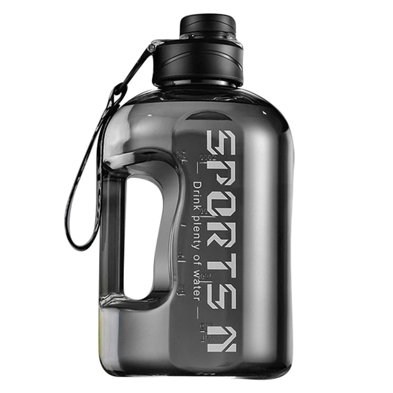 Water Bottles 2.7/1.7L with Straw Gym Traveling Hiking Camping Fitness Bottle - Bama style