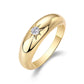 Wedding Ring Original 925 Sterling Silver 18K Gold Plated Lab Diamond Fine Jewelry - Bama style