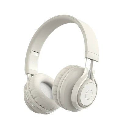 Wireless Bluetooth Over Ear Earphones Foldable Children Learning Headphone HIFI Stereo Noise Canceling Music - Bama style