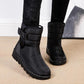 Women Snow Boots Plush Slip On Platform Ladies Shoes Waterproof - Bama style