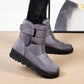 Women Snow Boots Plush Slip On Platform Ladies Shoes Waterproof - Bama style