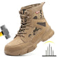 Work Sneakers Men Boots Indestructible Shoes Work Safety With Steel Toe Cap Security Protective - Bama style